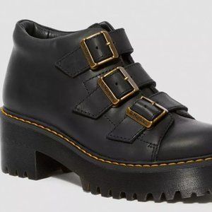 Dr. Martens Black Coppola Wyoming Ankle Boots with Straps 9us